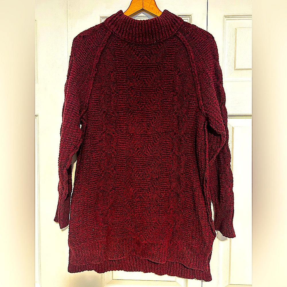 Women's Burgundy Sweater
